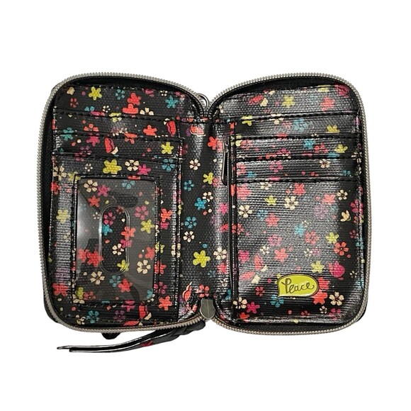 Sakroots Boho Chic Multicolor Floral Print Smartphone Wallet Wristlet Purse - Picture 7 of 11